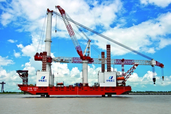 Processus laminé NDT de tour d'énergie éolienne offshore en acier au carbone