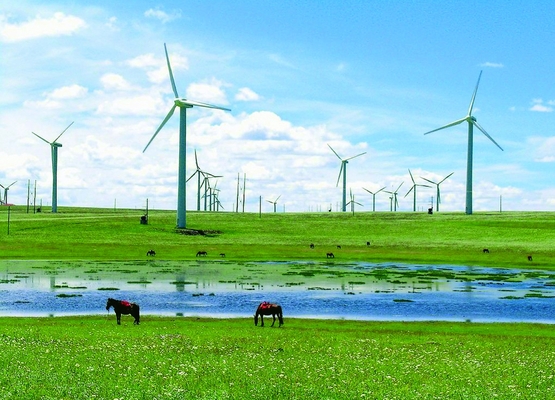 Tour Fabaricated d'énergie éolienne de vent de reflux basé sur la condition