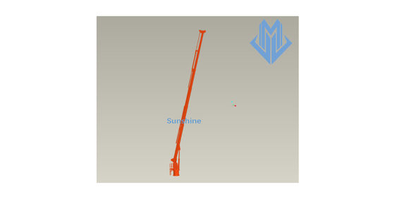 navire télescopique de Marine Crane For Onboard Multi Purpose de boom de 3t30m