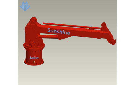 navire hydraulique de Marine Cranes For Mounting On de boom télescopique électrique de 7t10m