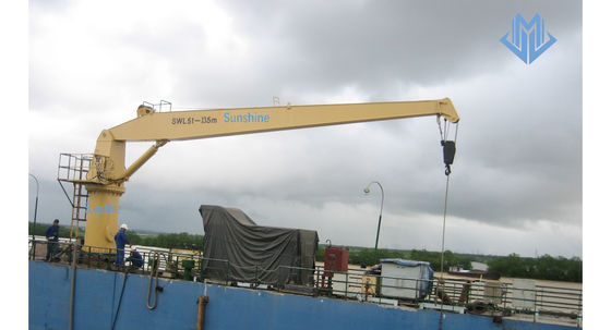 navire multi de but de Marine Crane For Cargo Handling On de boom raide de 10t15m
