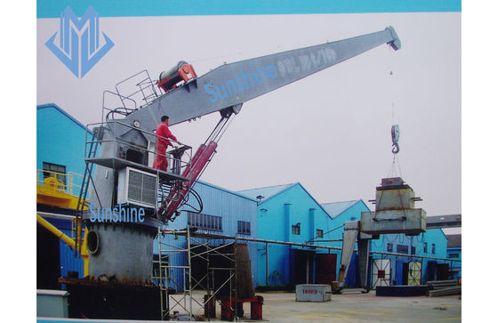 navire multi de but de Marine Crane For Cargo Handling On de boom raide de 10t15m