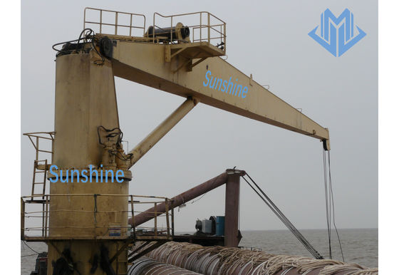 navire multi de but de Marine Crane For Cargo Handling On de boom raide de 10t15m
