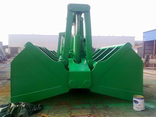 seau hydraulique électrique de grippage de bloc supérieur de mètre de 12 cubes pour la manipulation de sables