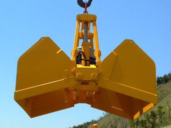 seau hydraulique électrique de grippage de bloc supérieur de mètre de 12 cubes pour la manipulation de sables