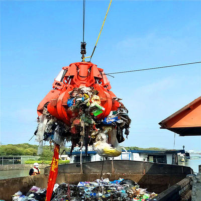 Seau hydraulique électrique de grippage de peau d'orange pour la centrale d'incinération de déchets