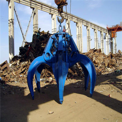 Seau hydraulique électrique de grippage de peau d'orange pour la centrale d'incinération de déchets