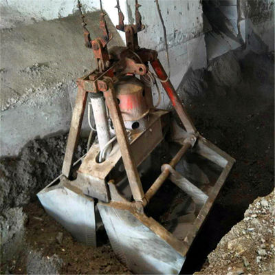 Seau mécanique de grippage de bloc supérieur de quatre cordes pour le minerai manipulant le mètre de 18 cubes