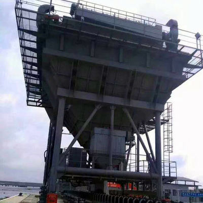 Trémie d'Eco montée par pneu autopropulsé pour la manipulation du matériel en vrac terminale de port maritime