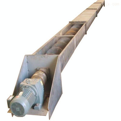 Type électrique horizontal de convoyeur de vis de cuvette inclinée