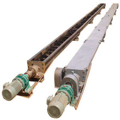 Type électrique horizontal de convoyeur de vis de cuvette inclinée