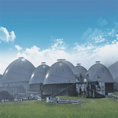 Parc à bestiaux circulaire empilant et reprenant le système pour empiler et reprendre le charbon
