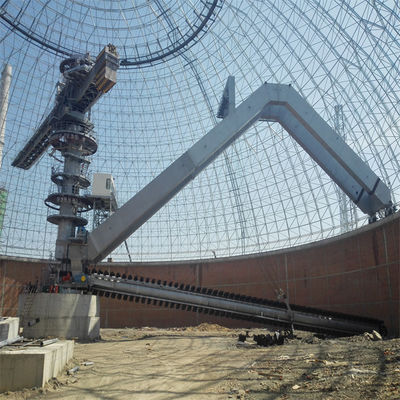 Parc à bestiaux circulaire empilant et reprenant le système pour empiler et reprendre le charbon