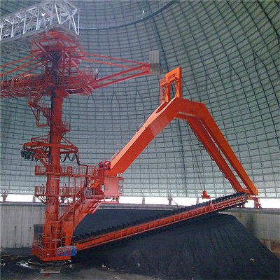 Empileur et récupérateur circulaires de parc à bestiaux pour le charbon