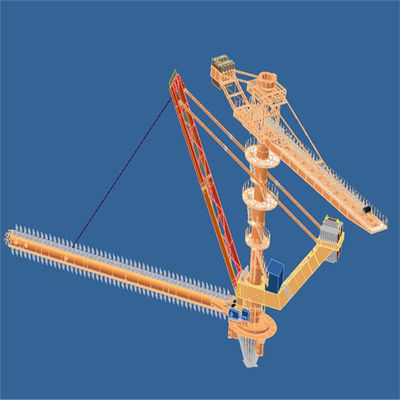 Système d'empileur et de récupérateur pour le parc à bestiaux de charbon 2200 t/h