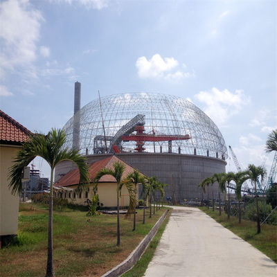 Type de pont empilant et reprenant le système pour le charbon manipulant le parc à bestiaux circulaire