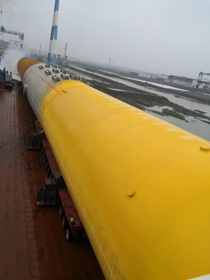 Soudure de usinage de tour de turbine de vent de reflux de grande pièce d'acier au carbone