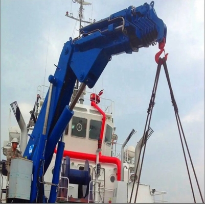 Articulation hydraulique électrique Jib Marine Crane et grue en mer