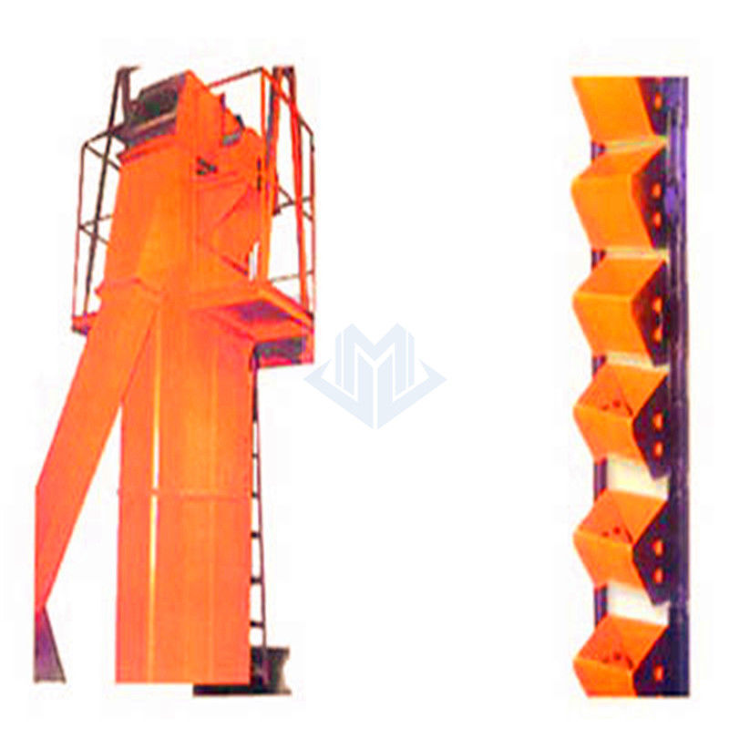 Ascenseur de seau à chaînes résistant de double brin pour le transport vertical de matériaux en vrac