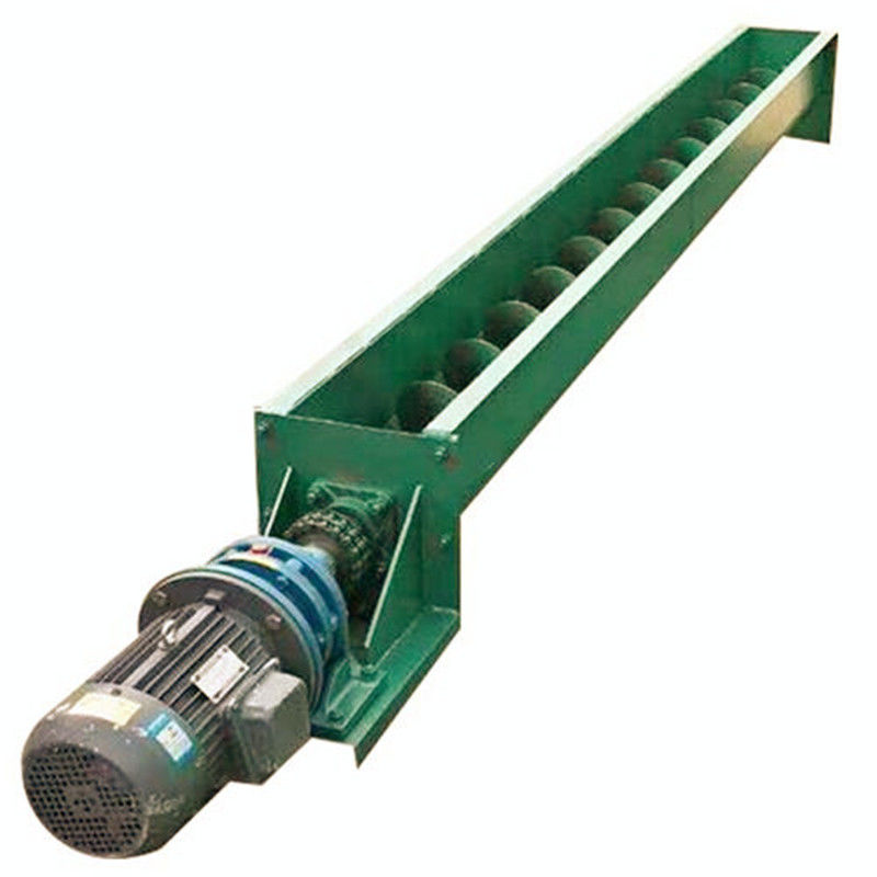 Type électrique horizontal de convoyeur de vis de cuvette inclinée