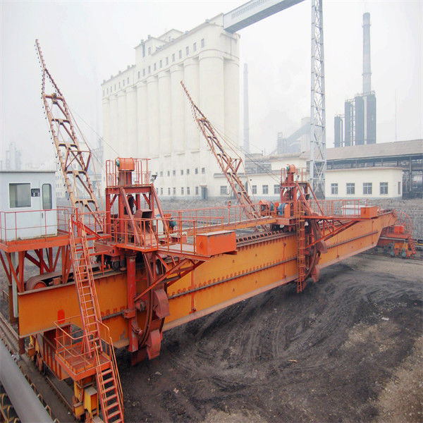 Type longitudinal de pont de parc à bestiaux récupérateur de roue de seau pour l'usine de puissance de feu de charbon