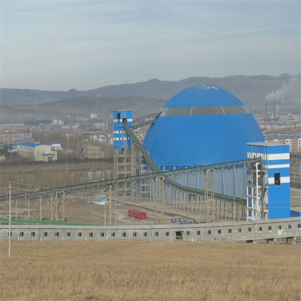 Type de pont empilant et reprenant le système pour le charbon manipulant le parc à bestiaux circulaire
